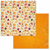 BoBunny - Dreams of Autumn Collection - 12 x 12 Double Sided Paper - Foxes