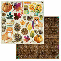 BoBunny - Dreams of Autumn Collection - 12 x 12 Double Sided Paper - Noteworthy