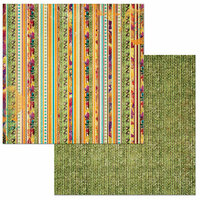 BoBunny - Dreams of Autumn Collection - 12 x 12 Double Sided Paper - Stripe