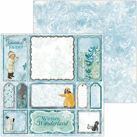 BoBunny - Winter Playground Collection - 12 x 12 Double Sided Paper - Snowball