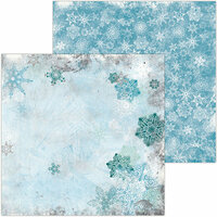BoBunny - Winter Playground Collection - 12 x 12 Double Sided Paper - Toboggan