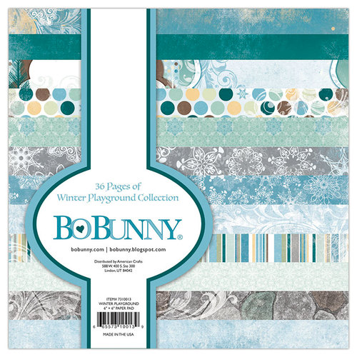 BoBunny - Winter Playground Collection - 6 x 6 Paper Pad