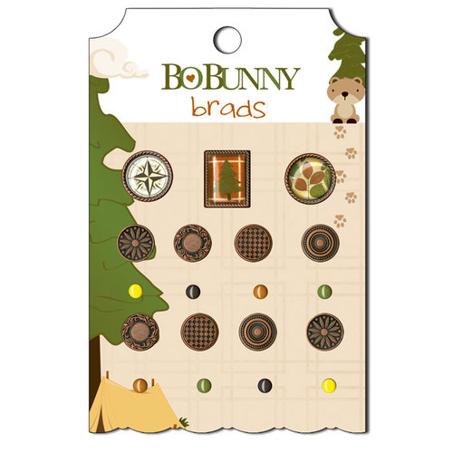Bo Bunny - Camp-A-Lot Collection - Brads
