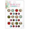 Bo Bunny Press - Persuasion Collection - I Candy Brads - Swak