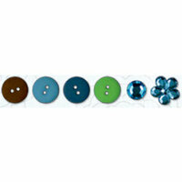 Bo Bunny Press - Abbey Road Collection - Buttons and Bling, CLEARANCE