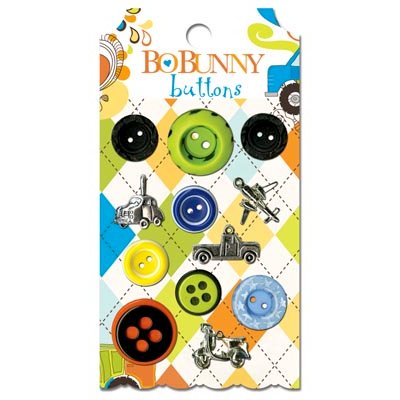Bo Bunny - On The Go Collection - Buttons