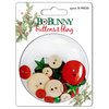 Bo Bunny Press - St. Nick Collection - Christmas - Buttons and Bling - St. Nick, CLEARANCE