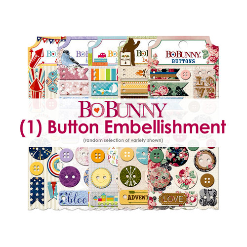 BoBunny - Cardmaking Variety - Buttons - Random Selection