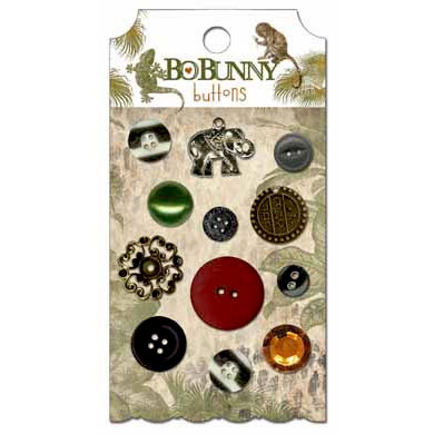 Bo Bunny - Zoology Collection - Buttons