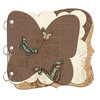 Bo Bunny Press - Gabrielle Collection - Mini Edgy Album with Acrylic Cover - Butterfly