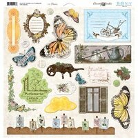 Bo Bunny - Country Garden Collection - 12 x 12 Chipboard Stickers