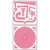 Bo Bunny Press - Chunky Charms Collection - Chipboard Stickers - Circles and Arrows - Blush