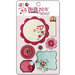 Bo Bunny Press - Sophie Collection - I Candy Chipboard - Layered Stickers with Glitter and Jewel Accents, BRAND NEW