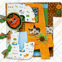 Bo Bunny Press - Pet Shop Collection - Word Album Class Kit - Paws-itively