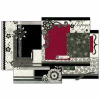 Bo Bunny Press - Unforgettable Collection - Layout Class Kit - Simply Unforgettable
