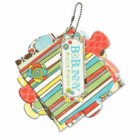 Bo Bunny Press - Ad Lib Collection - Mini Chipboard Album - Puzzle Pieces