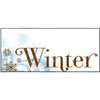 Bo Bunny Press - Winter Whisper Collection - Clear Transparency - Winter, CLEARANCE