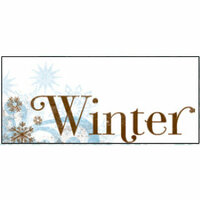 Bo Bunny Press - Winter Whisper Collection - Clear Transparency - Winter, CLEARANCE