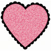 Bo Bunny Press - Crush Collection - Valentine - 12 x 12 Die Cut Paper - Hot Lips