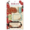 Bo Bunny - Serenity Collection - Layered Chipboard Stickers with Glitter and Jewel Accents