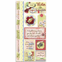 Bo Bunny Press - Felicity Collection - Cardstock Stickers - Mom and Me