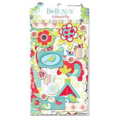 Bo Bunny - Alora Collection - Note Worthy Journaling Cards