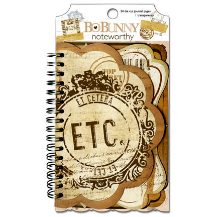 Bo Bunny - Et Cetera Collection - Note Worthy Journaling Cards