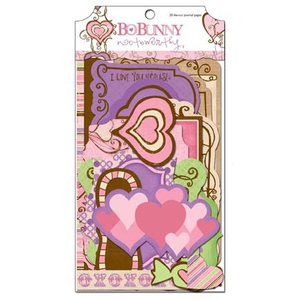 Bo Bunny Press - Smoochable Collection - Note Worthy Journaling Cards