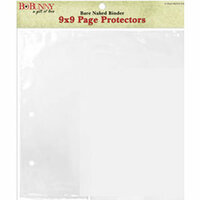 Bo Bunny Press - Page Protectors for the 9x9 Bare Naked Binder - 12 Pack
