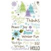 Bo Bunny Press - Winter Joy Collection - Christmas - Rub Ons - Winter Joy