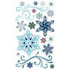 Bo Bunny Press - Midnight Frost Collection - Christmas - Rub Ons - Midnight Frost, BRAND NEW