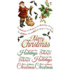 Bo Bunny Press - St. Nick Collection - Christmas - Rub Ons - Christmas Wishes