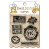 Bo Bunny Press - Et Cetera Collection - Clear Acrylic Stamp