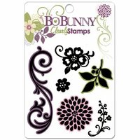 Bo Bunny Press - Jazmyne Collection - Clear Acrylic Stamps - Jazmyne