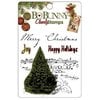 Bo Bunny Press - Noel Collection - Christmas - Clear Acrylic Stamps - Noel