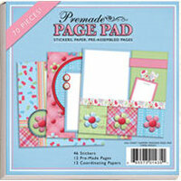 Bo Bunny Press - Pre-Made Page Pads - 6x6 - Sweet Summer, CLEARANCE