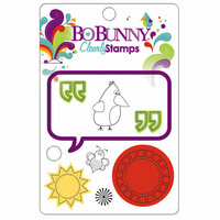 Bo Bunny Press - Sun Kissed Collection - Clear Acrylic Stamps - Sun Kissed
