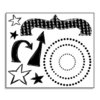 Bo Bunny Press - Star Struck Collection - Stamp and Store Acrylic Stamp - Elements, CLEARANCE