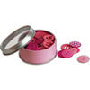Bo Bunny Press - All Stuck Up - Magnetic Storage Container - Buttons - Pink Punch, CLEARANCE