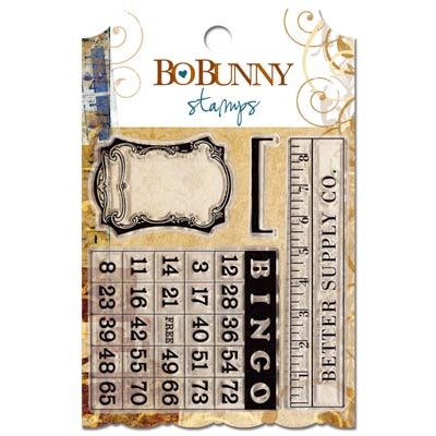 Bo Bunny Press - Weekend Market Collection - Clear Acrylic Stamp