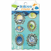 Bo Bunny Press - Barefoot and Bliss Collection - Metal Embellishments - Trinkets