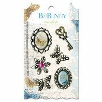 Bo Bunny Press - Country Garden Collection - Metal Embellishments - Trinkets