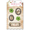 Bo Bunny - Little Miss Collection - Metal Embellishments - Trinkets