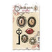 Bo Bunny Press - Timepiece Collection - Metal Embellishments - Trinkets