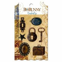 Bo Bunny Press - Weekend Market Collection - Metal Embellishments - Trinkets