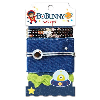 Bo Bunny - Blast Off Collection - Ribbon Wraps - Blast Off