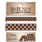 Bo Bunny Press - Double Dot - Wrapped In Ribbon - Chocolate