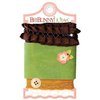 Bo Bunny - Olivia Collection - Ribbon Wraps - Chocolate Ruffle