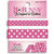 Bo Bunny Press - Double Dot - Wrapped In Ribbon - Pink Punch