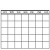 Canvas Corp - 12 x 12 Paper - Stamped Calendar - Black and White